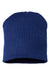 Cap America Hats TKN28 Unisex USA Made Cuffed Knit Beanie True Royal Blue Flat Front