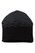 Cap America Hats RKS9 Unisex USA Made Static Beanie Black/Dark Heather Grey Flat Front