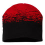Cap America Hats Unisex USA Made Static Beanie - Black/True Red - Closeout