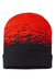 Cap America Hats RKS12 Unisex USA Made Static Cuffed Beanie Black/True Red Flat Front