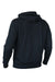 Quikflip MAFZH-R1 Mens 2-in-1 Hero Classic Full Zip Hooded Sweatshirt Hoodie Black Flat Back
