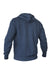 Quikflip MAFZH-R1 Mens 2-in-1 Hero Classic Full Zip Hooded Sweatshirt Hoodie Pacific Navy Blue Flat Back
