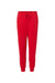Independent Trading Company IND20PNT Mens Fleece Sweatpants w/ Pockets Red Flat Front