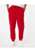 Independent Trading Co. IND20PNT Mens Fleece Sweatpants w/ Pockets Red Model Front