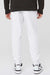 Independent Trading Company IND20PNT Mens Fleece Sweatpants w/ Pockets White Model Back