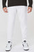 Independent Trading Company IND20PNT Mens Fleece Sweatpants w/ Pockets White Model Front