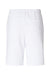 Independent Trading Company IND20SRT Mens Fleece Shorts w/ Pockets White Flat Back
