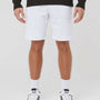Independent Trading Co. Mens Fleece Shorts w/ Pockets - White - NEW