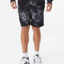 Independent Trading Co. Mens Tie-Dye Fleece Shorts w/ Pockets - Black - NEW