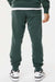 Independent Trading Company PRM50PTPD Mens Pigment Dyed Fleece Sweatpants w/ Pockets Alpine Green Model Back