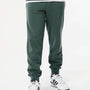 Independent Trading Co. Mens Pigment Dyed Fleece Sweatpants w/ Pockets - Alpine Green - NEW
