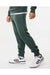 Independent Trading Co. PRM50PTPD Mens Pigment Dyed Fleece Sweatpants w/ Pockets Alpine Green Model Side