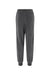 Independent Trading Company PRM50PTPD Mens Pigment Dyed Fleece Sweatpants w/ Pockets Black Flat Back