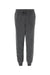 Independent Trading Company PRM50PTPD Mens Pigment Dyed Fleece Sweatpants w/ Pockets Black Flat Front