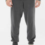 Independent Trading Company Mens Pigment Dyed Fleece Sweatpants w/ Pockets - Black