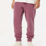 Independent Trading Co. Mens Pigment Dyed Fleece Sweatpants w/ Pockets - Maroon - NEW