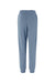 Independent Trading Company PRM50PTPD Mens Pigment Dyed Fleece Sweatpants w/ Pockets Slate Blue Flat Back