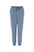 Independent Trading Company PRM50PTPD Mens Pigment Dyed Fleece Sweatpants w/ Pockets Slate Blue Flat Front