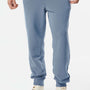 Independent Trading Company Mens Pigment Dyed Fleece Sweatpants w/ Pockets - Slate Blue