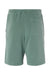 Independent Trading Co. PRM50STPD Mens Pigment Dyed Fleece Shorts w/ Pockets Alpine Green Flat Back