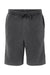 Independent Trading Co. PRM50STPD Mens Pigment Dyed Fleece Shorts w/ Pockets Black Flat Front