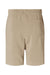 Independent Trading Co. PRM50STPD Mens Pigment Dyed Fleece Shorts w/ Pockets Sandstone Brown Flat Back