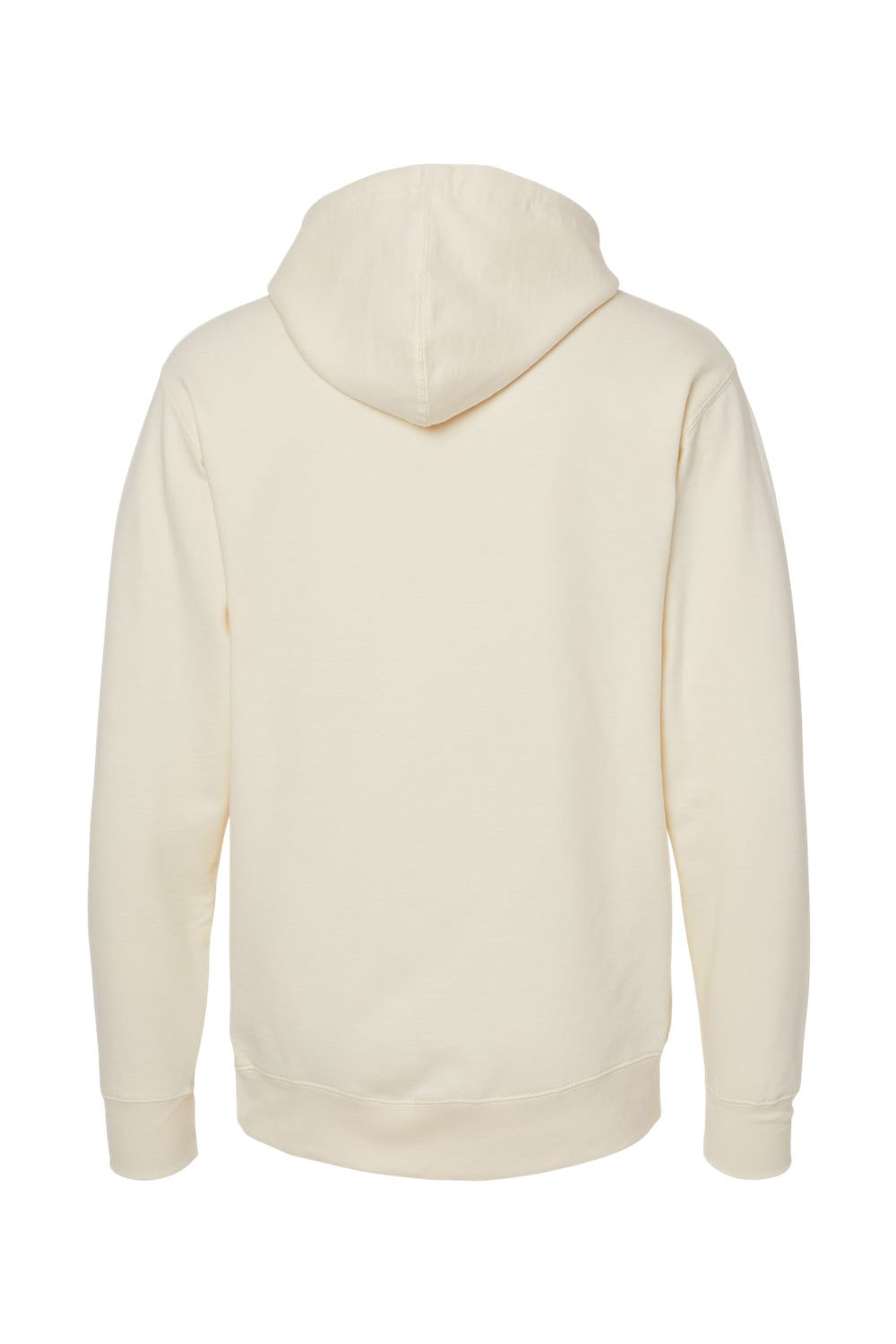 Independent Trading Company SS4500 Mens Hooded Sweatshirt Hoodie w/ Pouch Pocket Bone Flat Back