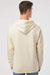 Independent Trading Company SS4500 Mens Hooded Sweatshirt Hoodie w/ Pouch Pocket Bone Model Back