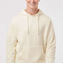 Independent Trading Company Mens Hooded Sweatshirt Hoodie w/ Pouch Pocket - Bone