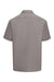 Dickies 2574 Mens Moisture Wicking Short Sleeve Button Down Work Shirt w/ Double Pockets Silver Grey Flat Back