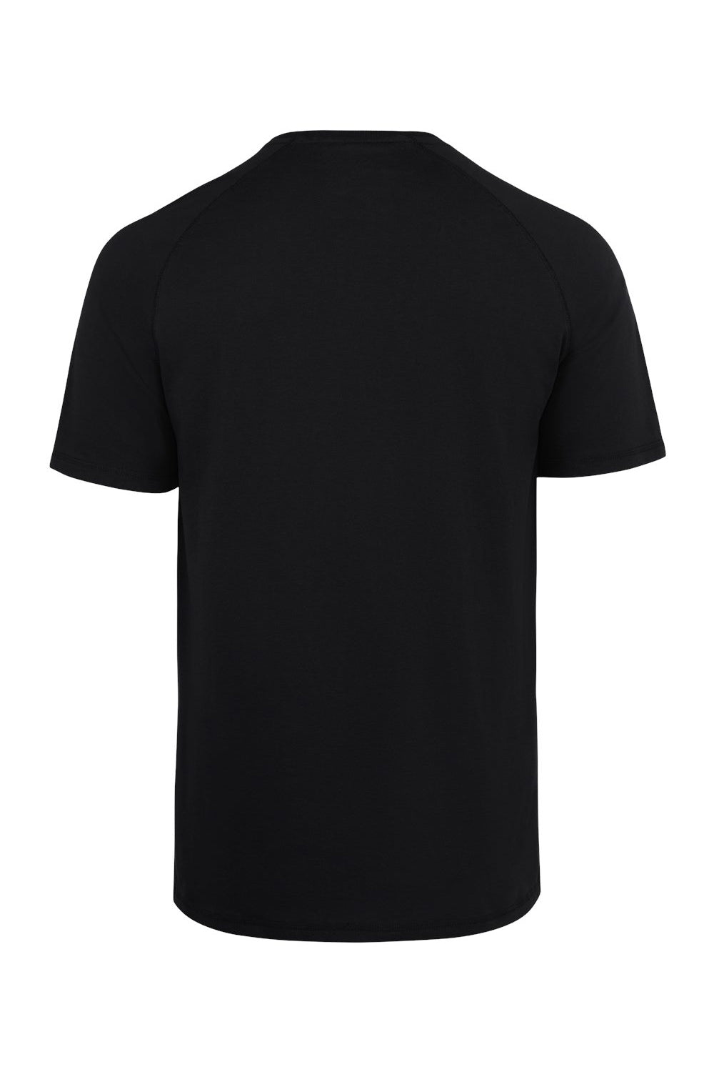 Dickies S600 Mens Performance Moisture Wicking Short Sleeve Crewneck T-Shirt w/ Pocket Black Flat Back
