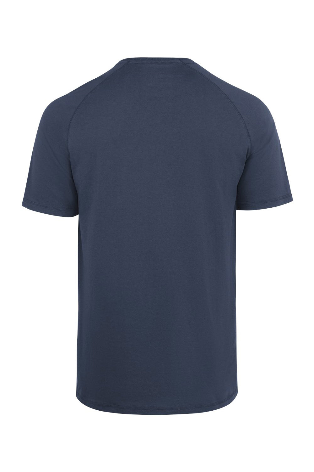 Dickies S600 Mens Performance Moisture Wicking Short Sleeve Crewneck T-Shirt w/ Pocket Dark Navy Blue Flat Back