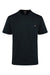 Dickies WS50-D Mens Traditional Short Sleeve Crewneck T-Shirt w/ Pocket Black Flat Front