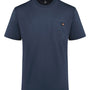 Dickies Mens Traditional Short Sleeve Crewneck T-Shirt w/ Pocket - Dark Navy Blue - NEW
