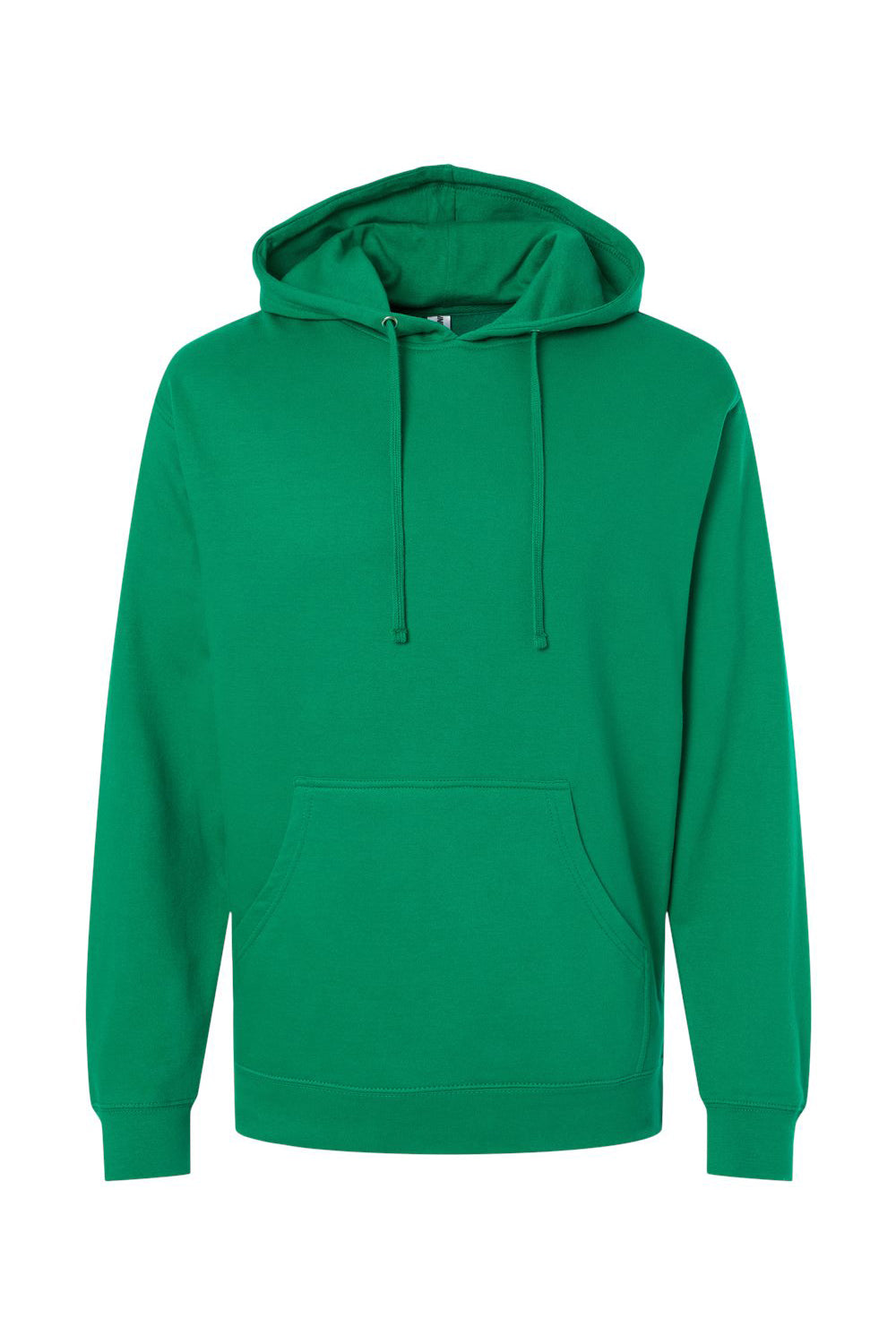 Independent Trading Company SS4500 Mens Hooded Sweatshirt Hoodie w/ Pouch Pocket Kelly Green Flat Front