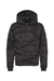 Independent Trading Co. SS4001Y Youth Hooded Sweatshirt Hoodie Black Camo Flat Front