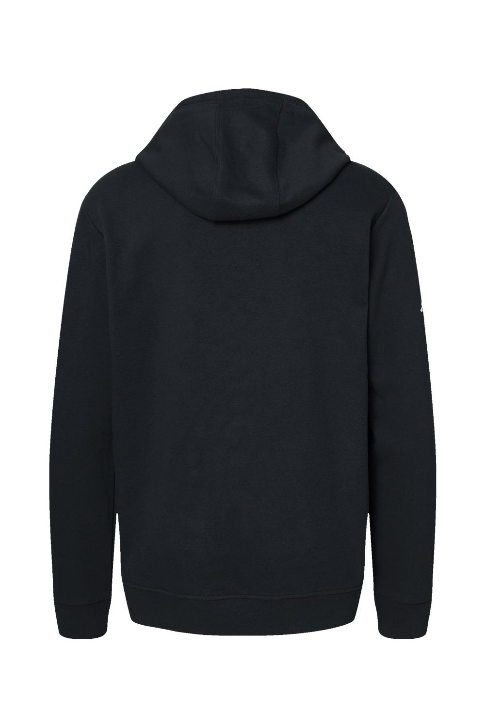 Adidas A432 Mens Fleece Hooded Sweatshirt Hoodie Black Flat Back