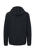 Adidas A432 Mens Fleece Hooded Sweatshirt Hoodie w/ Pouch Pocket Black Flat Back