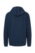 Adidas A432 Mens Fleece Hooded Sweatshirt Hoodie w/ Pouch Pocket Collegiate Navy Blue Flat Back