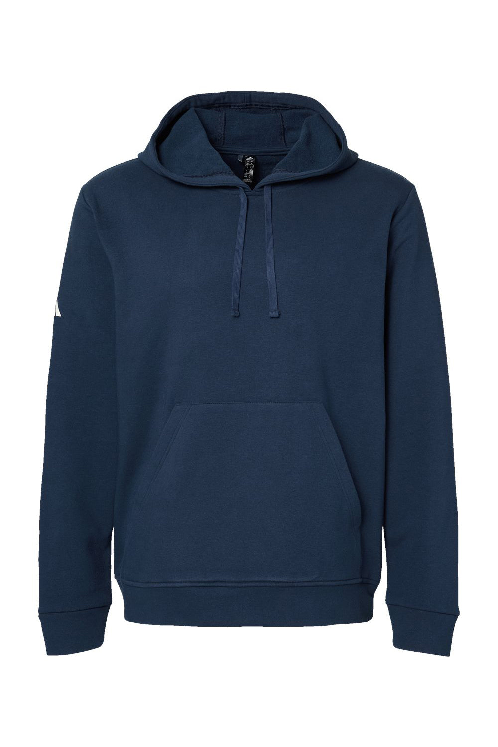 Adidas A432 Mens Fleece Hooded Sweatshirt Hoodie Collegiate Navy Blue Flat Front