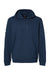 Adidas A432 Mens Fleece Hooded Sweatshirt Hoodie Collegiate Navy Blue Flat Front
