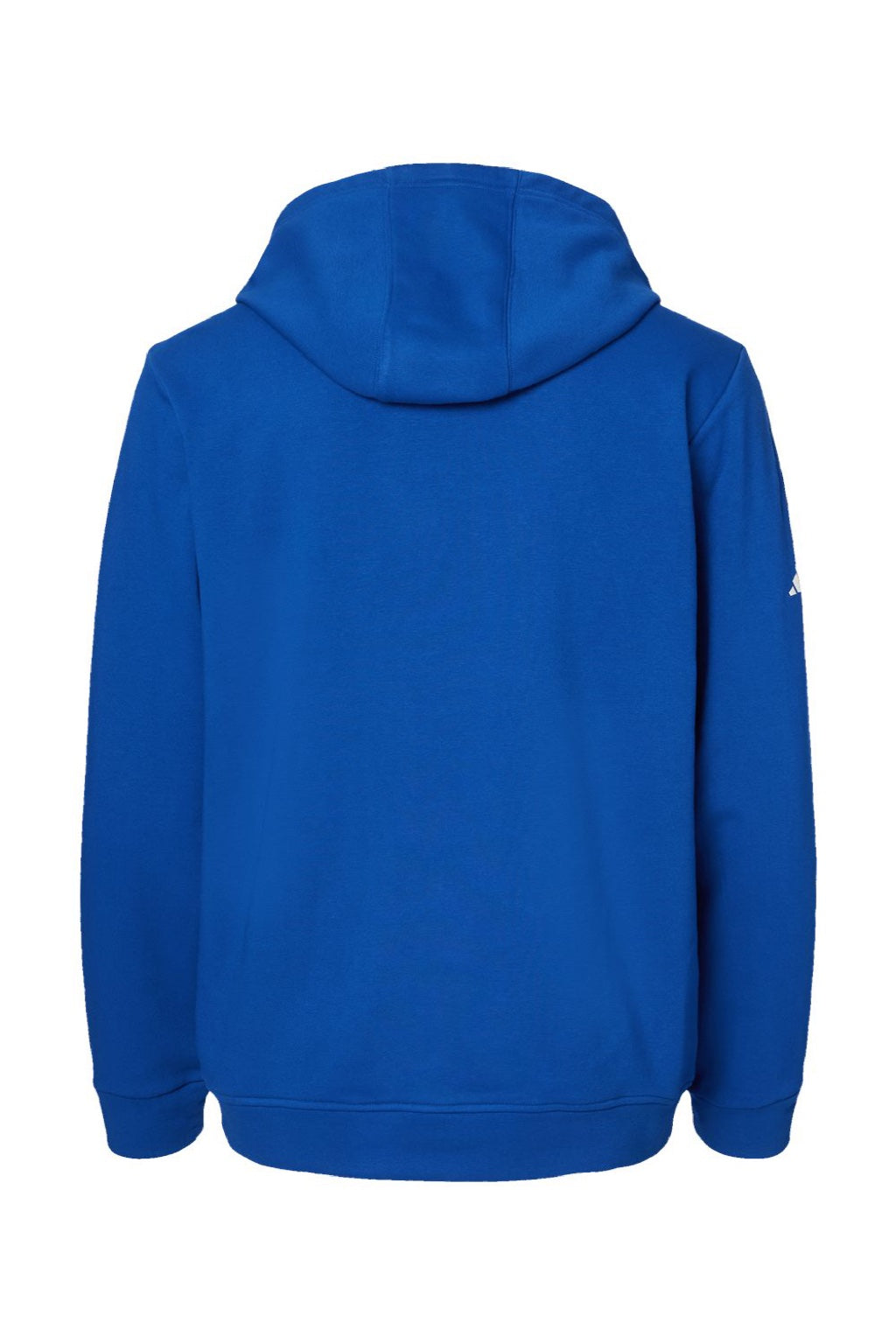 Adidas A432 Mens Fleece Hooded Sweatshirt Hoodie w/ Pouch Pocket Collegiate Royal Blue Flat Back