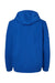 Adidas A432 Mens Fleece Hooded Sweatshirt Hoodie w/ Pouch Pocket Collegiate Royal Blue Flat Back