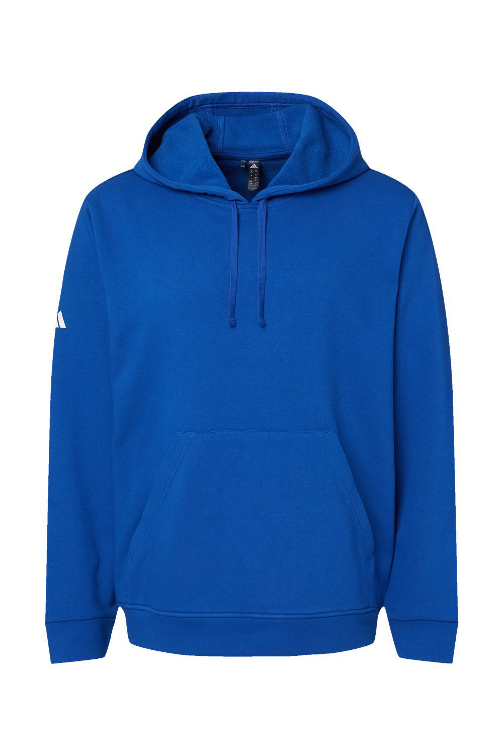 Adidas A432 Mens Fleece Hooded Sweatshirt Hoodie Collegiate Royal Blue Flat Front