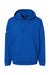 Adidas A432 Mens Fleece Hooded Sweatshirt Hoodie Collegiate Royal Blue Flat Front
