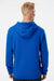 Adidas A432 Mens Fleece Hooded Sweatshirt Hoodie w/ Pouch Pocket Collegiate Royal Blue Model Back