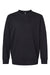 Adidas A434 Mens Fleece Crewneck Sweatshirt Black Flat Front
