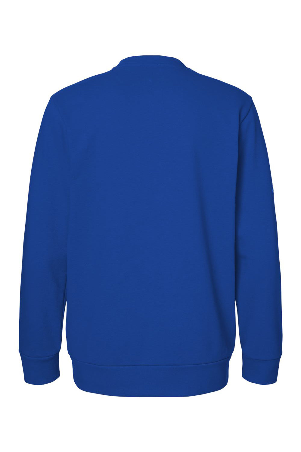 Adidas A434 Mens Fleece Crewneck Sweatshirt Collegiate Royal Blue Flat Back