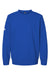 Adidas A434 Mens Fleece Crewneck Sweatshirt Collegiate Royal Blue Flat Front