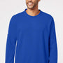 Adidas Mens Fleece Crewneck Sweatshirt - Collegiate Royal Blue - Closeout
